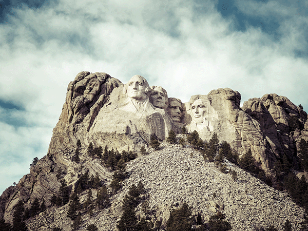 Mount Rushmore, Presidents